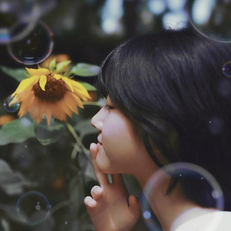 Portrait of Sky Calder, group coordinator and fusion cooking expert